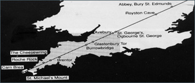 Situación geográfica/energética de Glastonbury